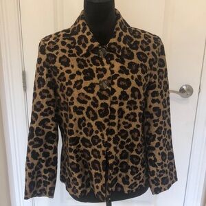 Chico’s gorgeous NWT Animal Jacquard swing jacket